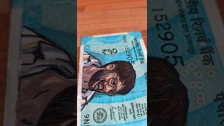 i draw Shahid Kapoor On 50Rs note with Water Colour Farzi on 50Rs note #farzi #money #note #artist