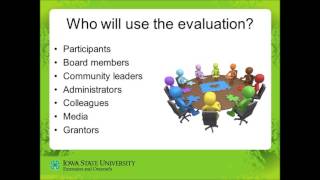 Focusing Program Evaluation Video