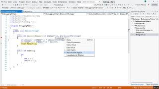 C# Debugging in Visual Studio 2019 Tutorial – Part 1