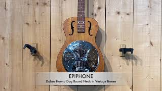 Epiphone Dobro Hound Dog Round Neck - Vintage Brown