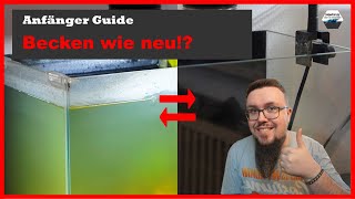 Aquarium wie reinigen vor Neugestaltung?