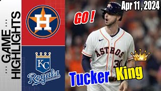 Houston Astros vs Kansas City Royals [Highlights TODAY] | Tuck King ! Home Run B