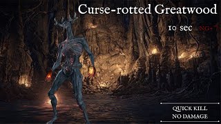 10秒 無傷 速殺 八周目 咒蝕大樹｜NG+7 Curse-rotted Greatwood QUICK KILL NO DAMAGE｜呪腹の大樹：DARK SOULS III｜黑暗靈魂3