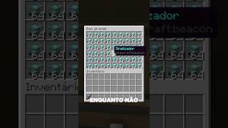 YOUTUBERS DO MINECRAFT NA MINERADINHA EM OFF  #shorts #minecraft