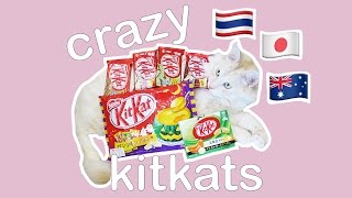 Crazy KitKats from JAPAN, THAILAND \u0026 AUSTRALIA!!