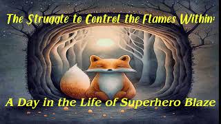 The Struggle to Control the Flames Within A Day in the Life of Superhero Blaze
