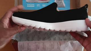 Unboxing my new Skechers Women's Go Walk Joy Sneaker Black/White