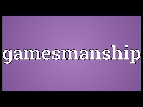 What does gamesmanship mean in sport?