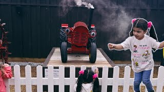 Lil Jaz pretends to play at the farm for kids \u0026 toddlers/OLD MACDONALD HAD A FARM