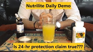 Nutrilite Daily Demo | Does it protect body against oxidation all day long? | Nutrilite Daily