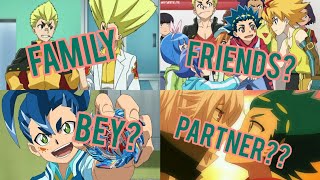 If Beyblade Burst Characters are spending the holidays with Family, Friends, their bey or their love