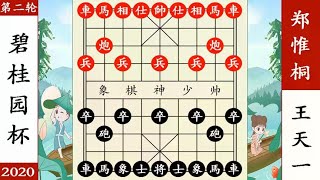 象棋神少帅:碧桂园杯 郑惟桐坐镇中宫 吊打第一人 王天一憋屈