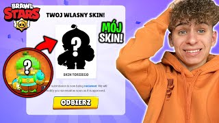 OMG!🤩STWORZYŁEM SWOJEGO WŁASNEGO SKINA w BRAWL STARS...!✅