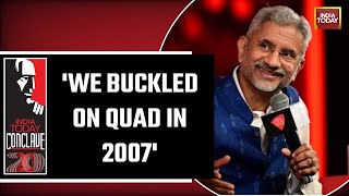 'Central Govt Has Guts To Stand Up On Quad: EAM Jaishankar At India Today Conclave On Quad