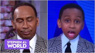 Baby Stephen A. claims he can dunk but Stephen A. won't have it | Stephen A's World