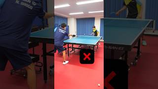 下回転をドライブする方法✅🔥#shorts #卓球 #tabletennis