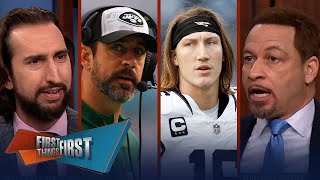 FIRST THING FIRST | Nick Wright reacts to Robert Saleh update latest on Aaron Ro