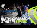 One Word to Describe the Night Before the BMW IBU Biathlon World Cup start🎯⛷️