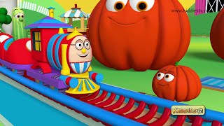 Roller Coaster ride with Humpty the Train | Humpty the Train Vegetables song | Kiddiestv