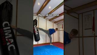 Effective side kick tutorial✅