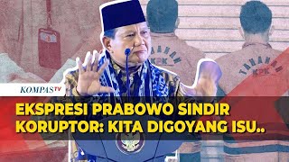 Ekspresi Presiden Prabowo Menyinggung Koruptor Disambut Tepuk Tangan Jemaat: Kita Digoyang Isu