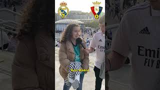 Madridistas predicen la Final de Copa del Rey - Real Madrid vs Osasuna #futbol #realmadrid #osasuna