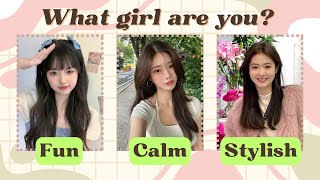 What Girl Are You? Fun, Calm, or Stylish? 🎀| Take This Personality Quiz!