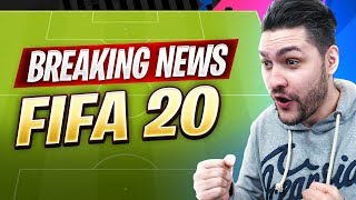 BREAKING NEWS FROM EA SPORTS ABOUT FIFA 20 - THIS IS FANTASTIC !!!