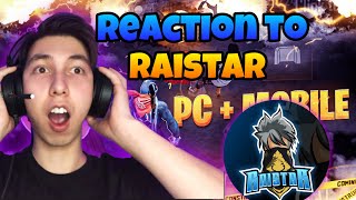 Reaction on Raistar🤯 | PC and Phone player| Free Fire
