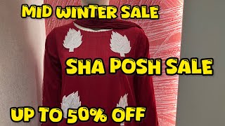 Sha Posh Mid Winter Sale 🔥 2024 | Sha Posh sale