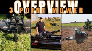 Shane goes over the 3 Point Mower by Quick Attach