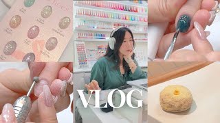 vlog💅🏻🩷 | .* ‘ + 니퍼없는 올드릴케어 완벽시술법 | 오로라퀸 신상글리터 언박싱 | 라방\u0026수강day | 소설원 | 신상디저트카페 도나스데이  .* ‘ +