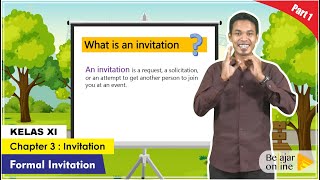 Formal Invitation - Bahasa Inggris Kelas 11