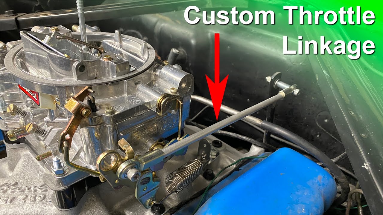 How To Make Custom Throttle Linkage - YouTube