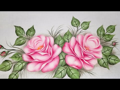 Como Pintar Rosas Youtube