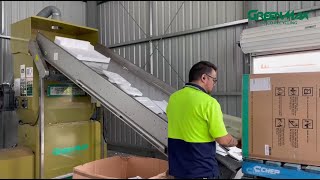 GREENMAX Polystyrene Melting Machine Helps JB Hi-Fi Limited Achieve Recycling