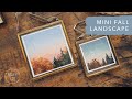 Learn How To Paint a Mini Fall Landscape | Perfect Gift For the Holiday Season