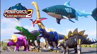 Miniforce Super Dino Power Battle and Rampage in Jurassic World