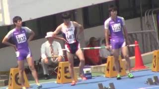 成澤優雅　井上大海 / 2016東京都高校陸上 (都総体) 男子110mH決勝