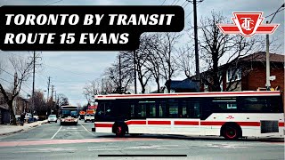 Toronto TTC Transit Buses on Evans Avenue | Toronto by Transit