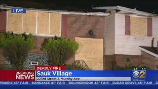 Fire In Sauk Village Leaves 1 Woman Dead, Firefighter Injured