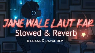 Jane Wale Laut Ker 💔😢 Full Song  (Slowed + Reverb) B praak And Payal Dev (Lofi Mix )