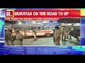 up mukhtar ansari reaches agra expressway 100 police personnel escort mafia don