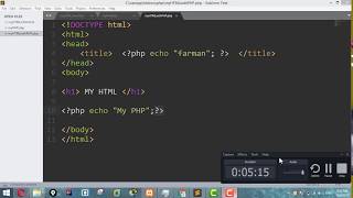 PHP Tutorial For Beginners 7 - Case sensitivity , Space and Error in PHP