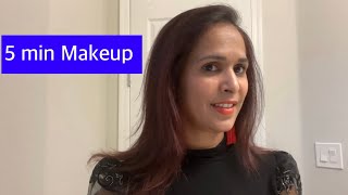 5 ನಿಮಿಷಗಳ ಸರಳ ದೈನಂದಿನ ಮೇಕಪ್ | 5 Mins Simple Daily Makeup using 5 makeup products