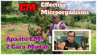 EM: Effective Microorganisms - 2 Cara Mudah Menggunakannya Di Kebun