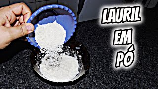 COMO FAZER LAURIL EM PÓ CASEIRO SUPER ESPUMANTE COM APENAS 3 INGREDIENTES MUITO FÁCIL E ECONOMICO