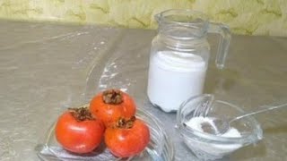 Japani Phal MilkShake | Persimmon Milkshake | Amlok Shake Recipe @rukhmanaveed