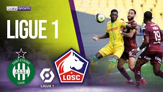 Saint Etienne vs  Lille | LIGUE 1 HIGHLIGHTS | 8/21/2021 | beIN SPORTS USA