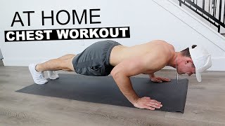 THE BEST AT HOME CHEST WORKOUT | No Equipment